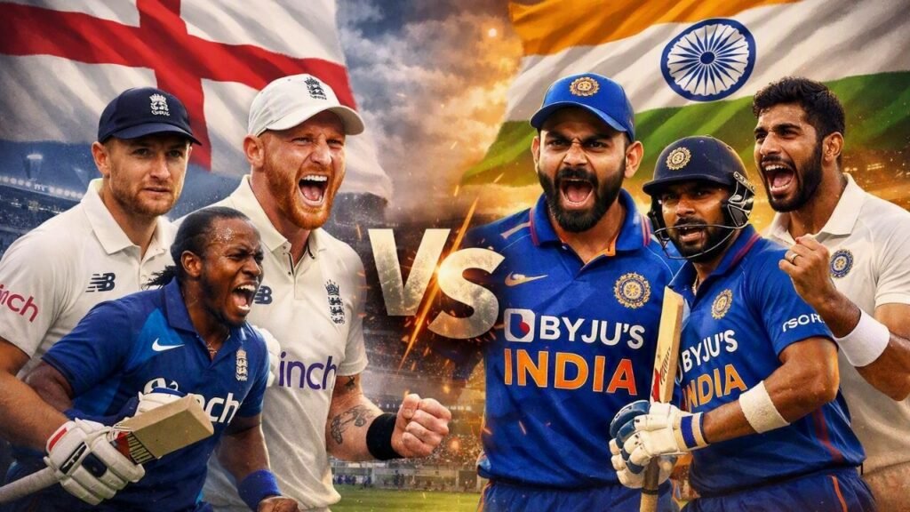 England Cricket Team vs India National Cricket Team Players