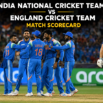 India vs England match scorecard
