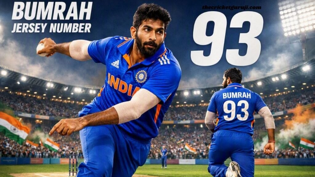 Bumrah Jersey Number: Why Jasprit Bumrah Wears 93