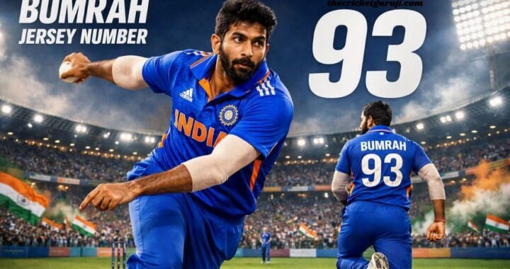 Bumrah Jersey Number: Why Jasprit Bumrah Wears 93