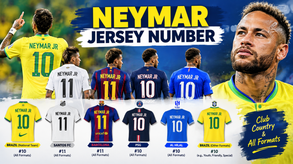Neymar Jersey Number
