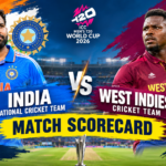 India National Cricket Team vs West Indies Cricket Team Match Scorecard